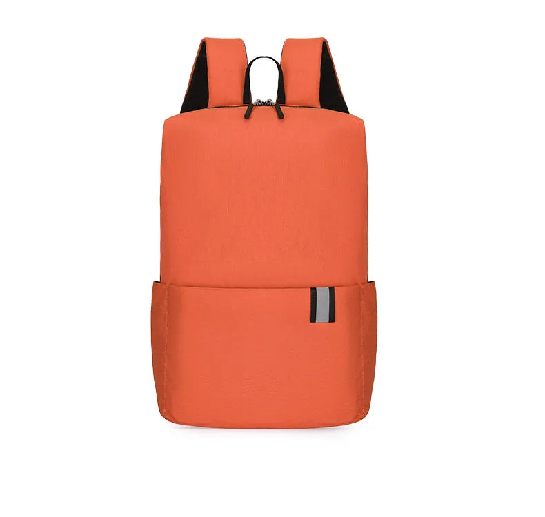 Solid Color Nylon Backpack Bag Easy Apparels