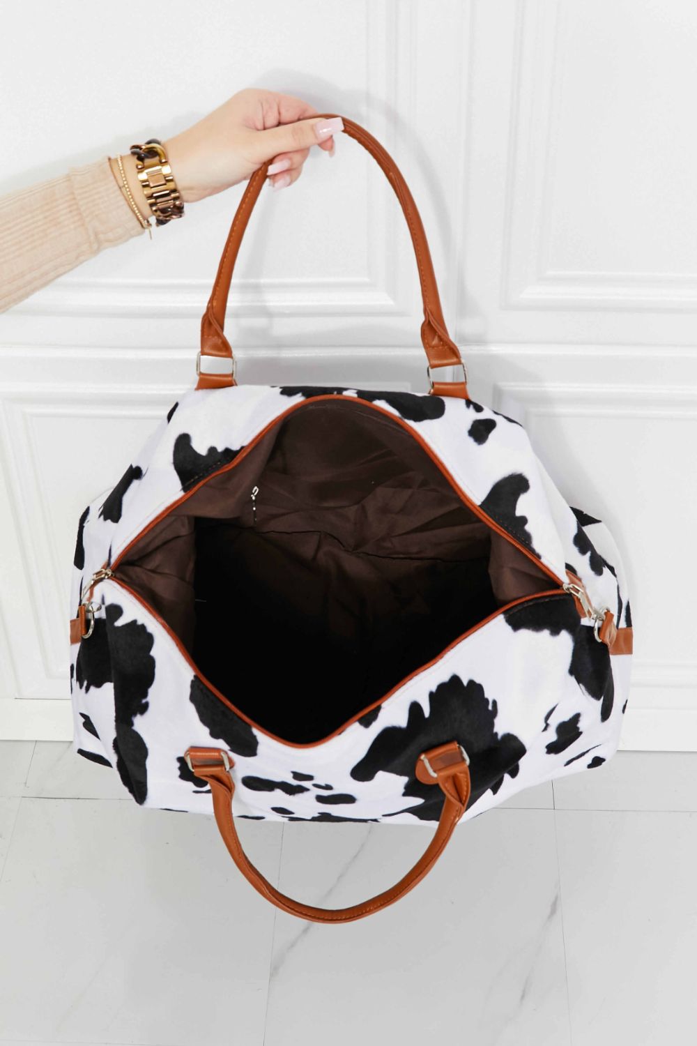 Animal Print Plush Weekender Bag Easy Apparels