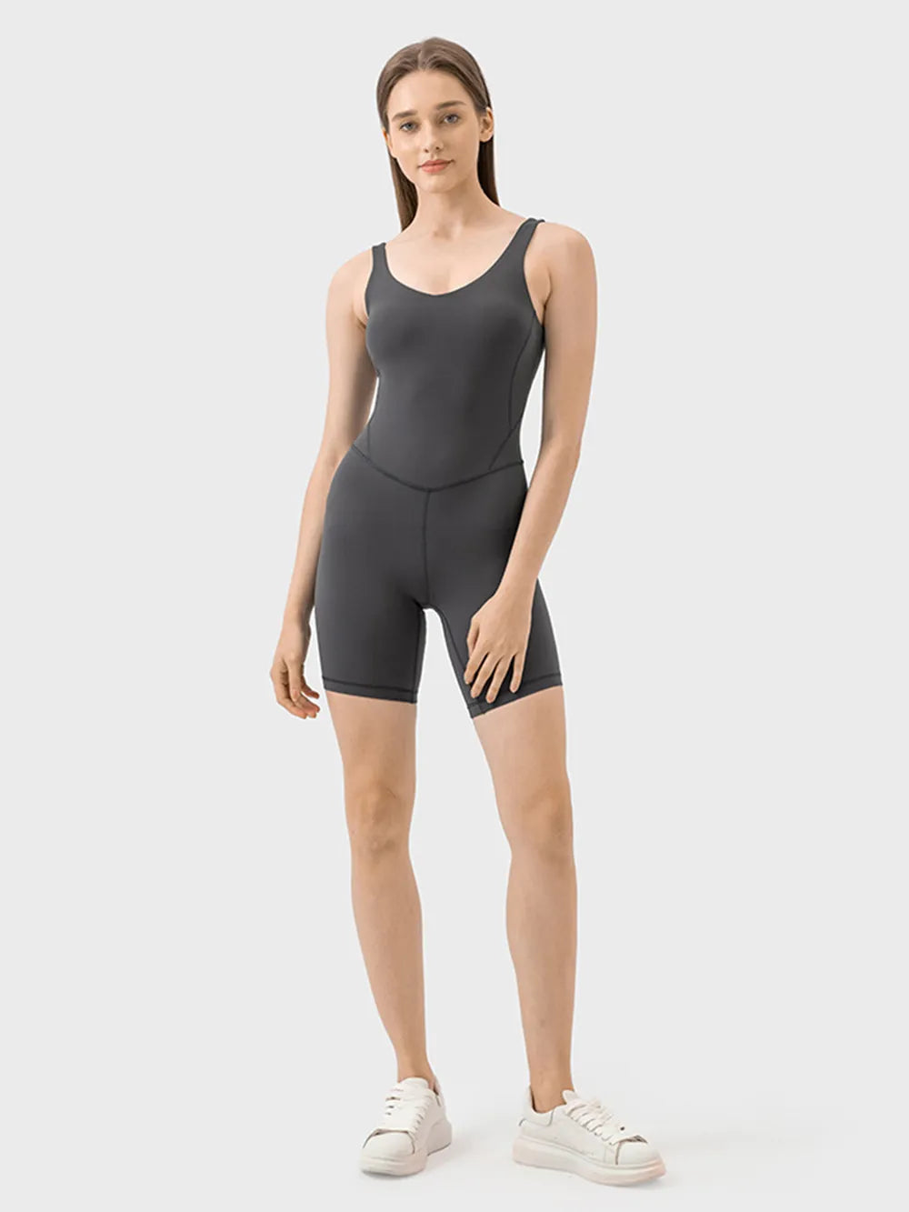 Millennia Wide Strap Active Romper Easy Apparels