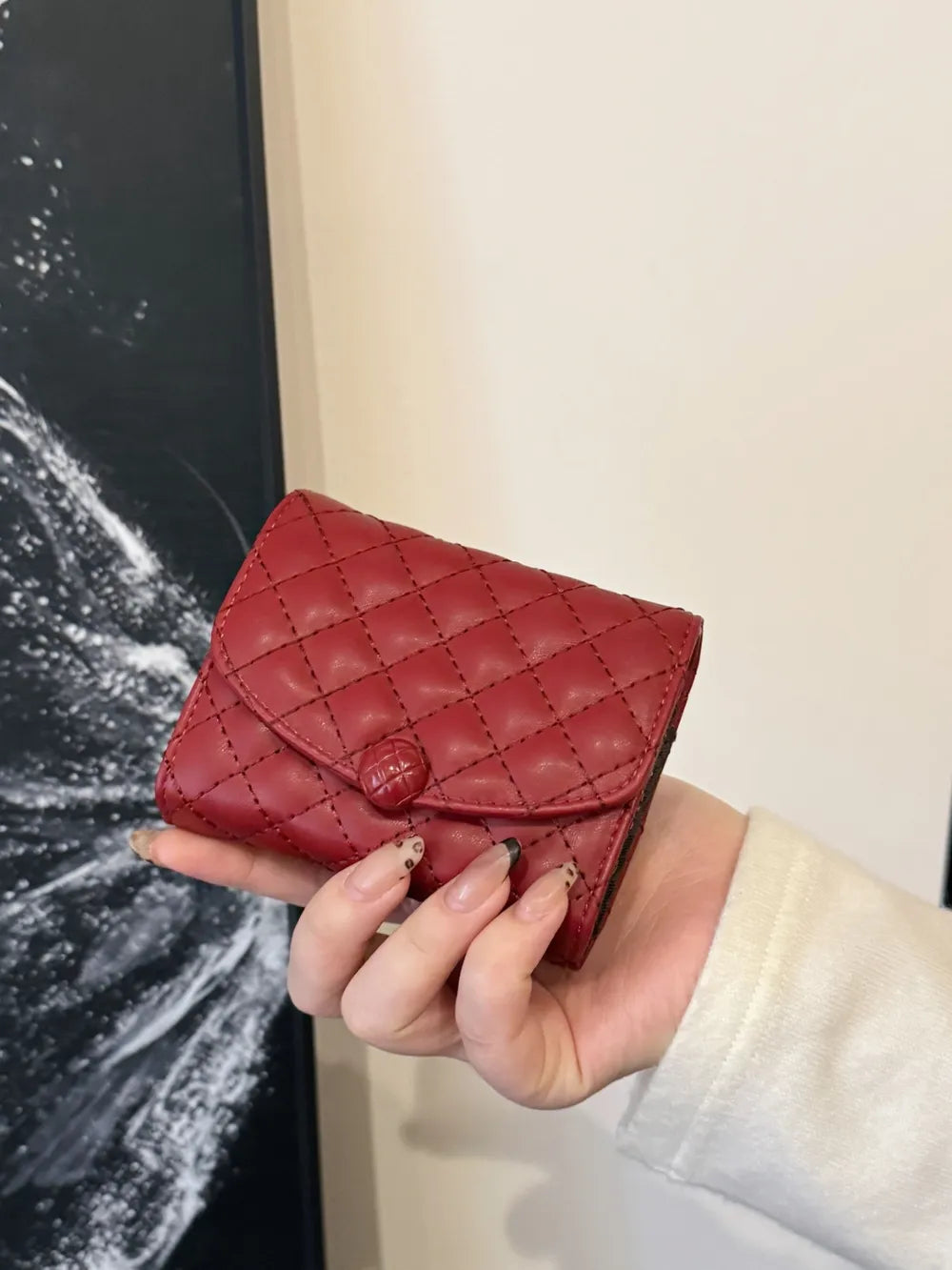 PU Leather Solid Color Wallet Easy Apparels