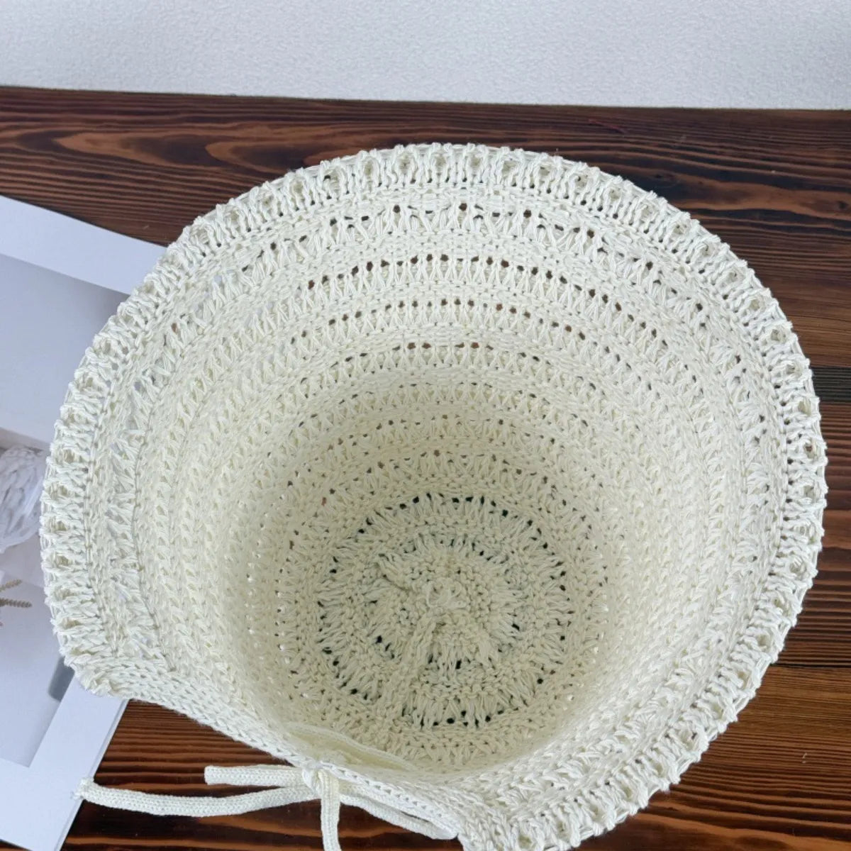 Crochet Bucket Hat with Drawstring Easy Apparels