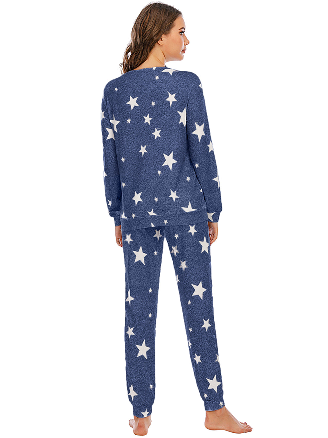Star Top and Pants Lounge Set Easy Apparels