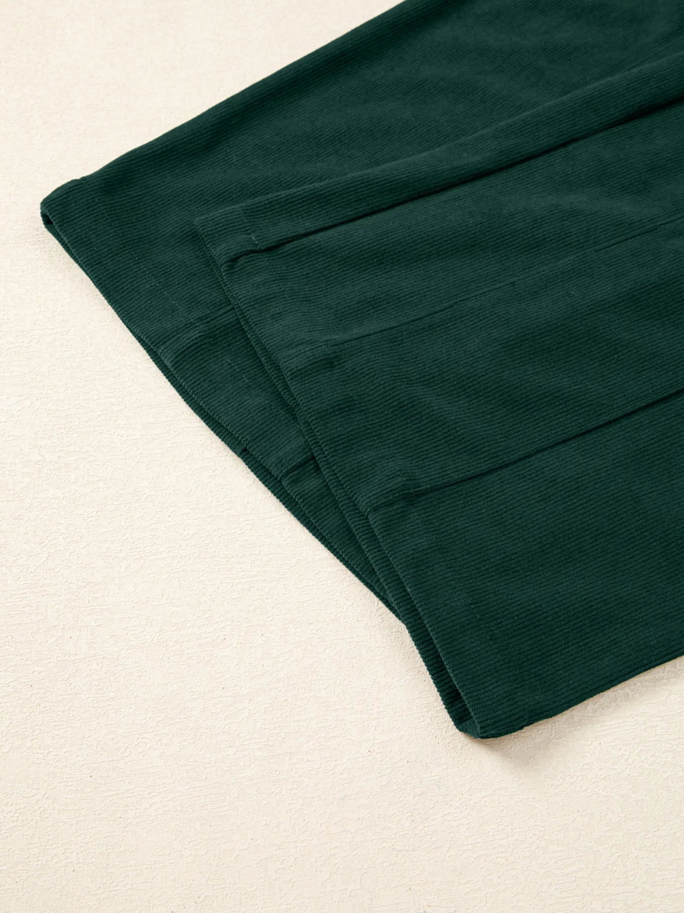 Corduroy V Neck Patched Pocket Sleeveless Jumpsuit Easy Apparels