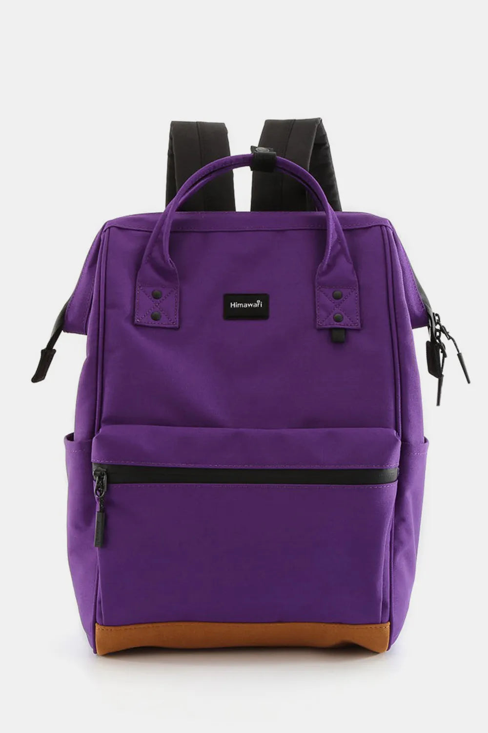 Himawari Waterproof Canvas Travel Backpack Bag with USB Port Purple One Size Easy Apparels