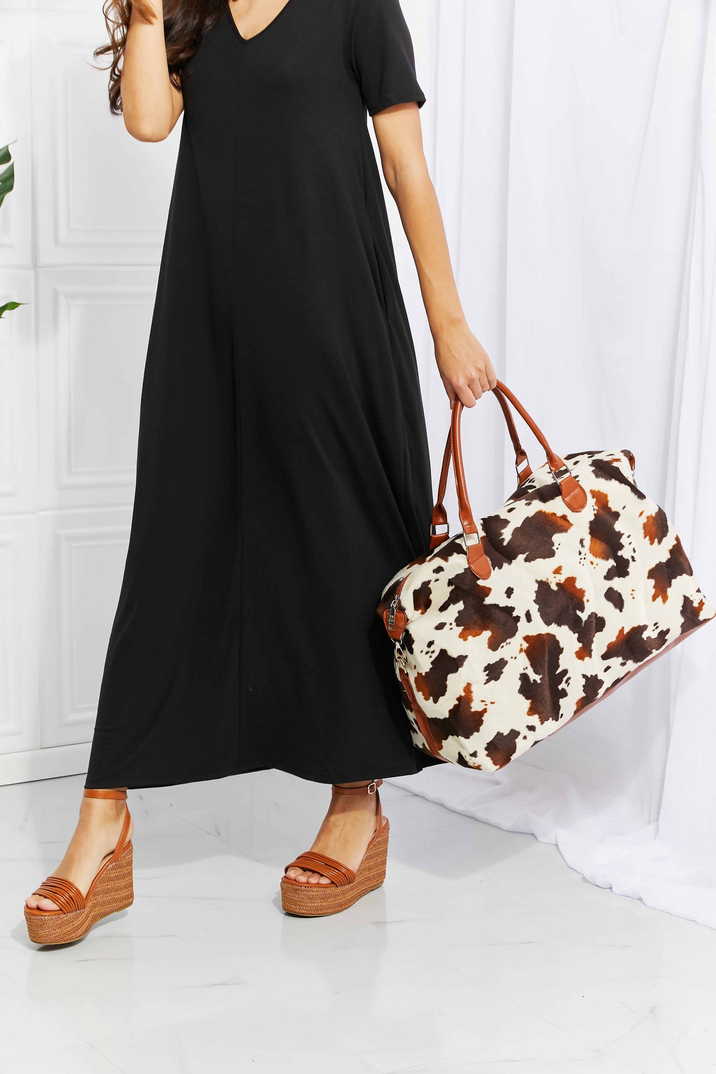 Animal Print Plush Weekender Bag Easy Apparels
