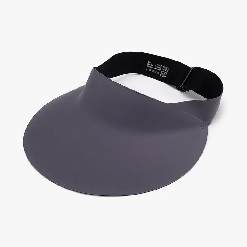 Breathable Adjustable Ice Silk Sun Hat Dark Gray One Size Easy Apparels