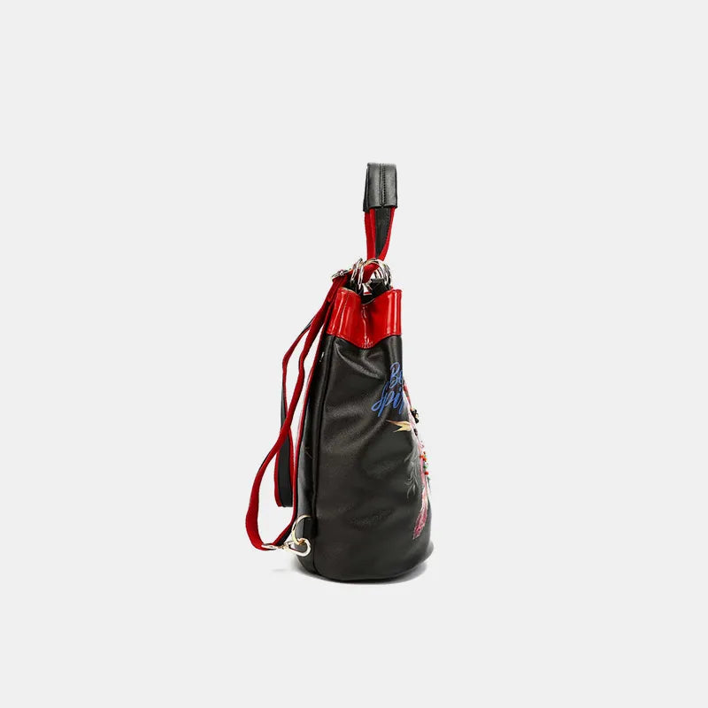 Nicole Lee USA Multifunctional Bucket Bag Backpack Easy Apparels