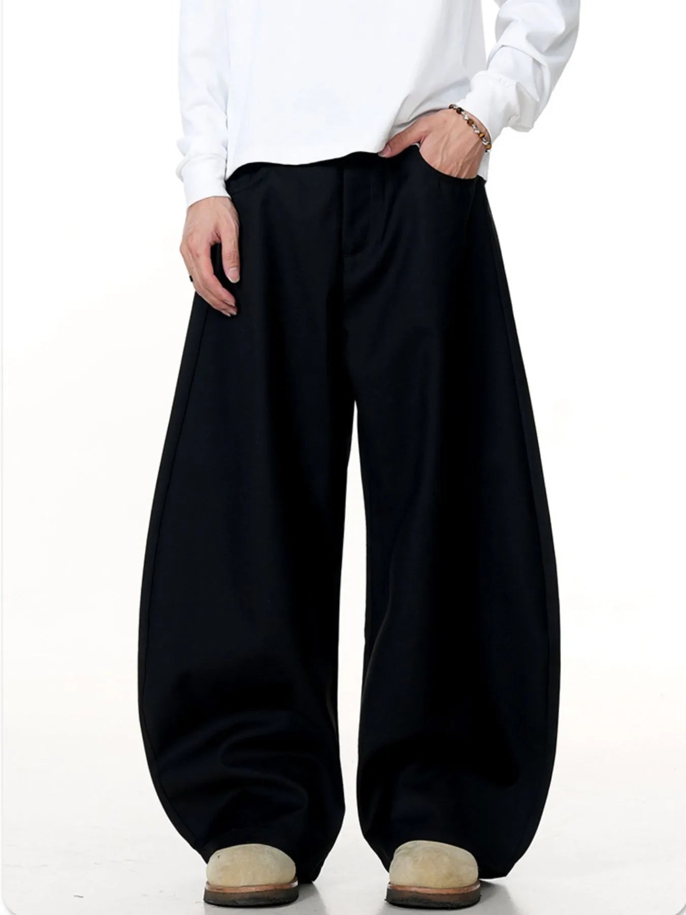 Men's Wide Leg Relaxed Fit Casual Pants Easy Apparels