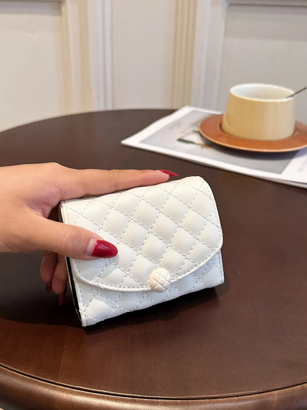 PU Leather Solid Color Wallet Easy Apparels