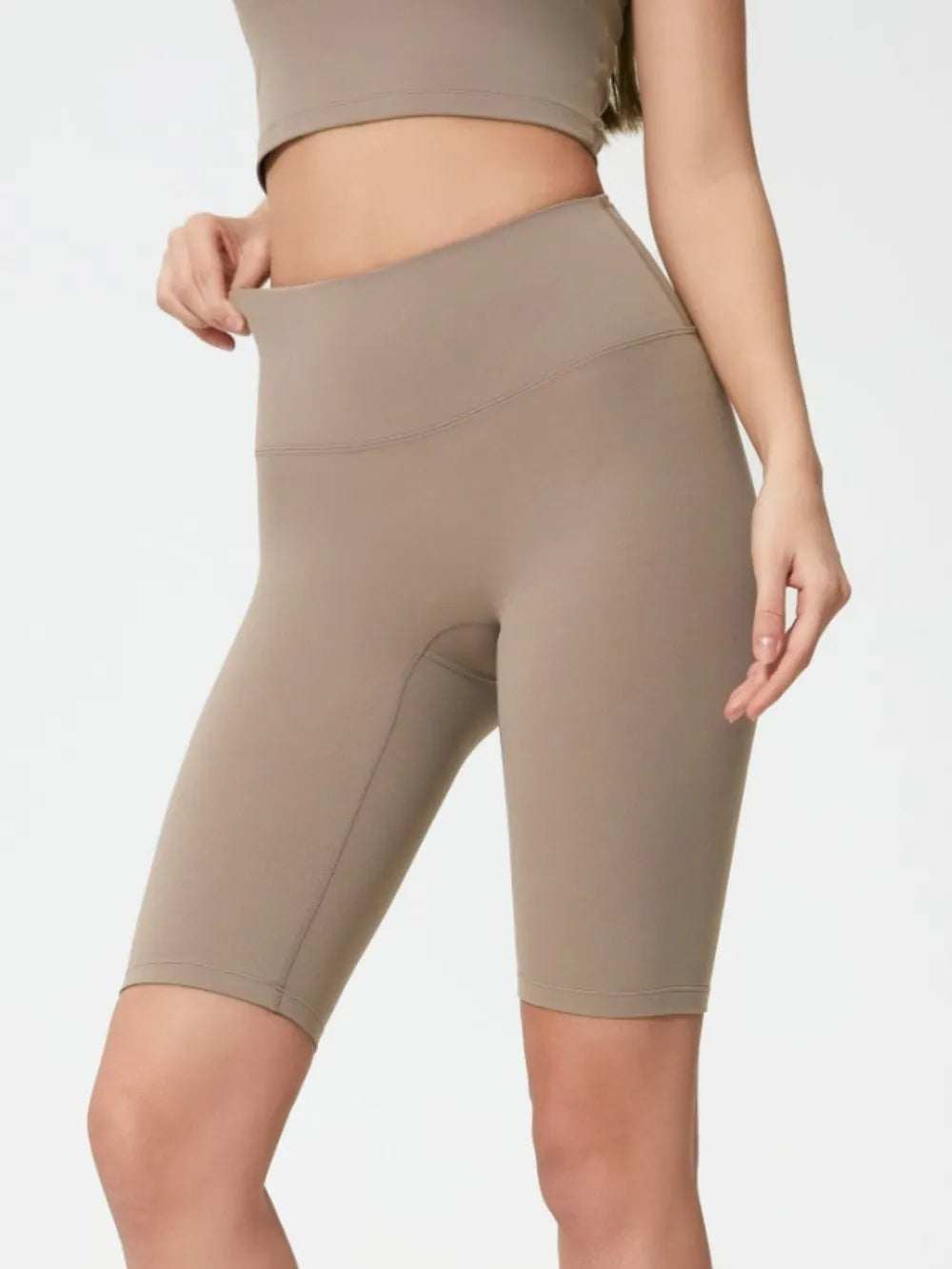 Millennia High Rise Wide Waistband Active Shorts Easy Apparels