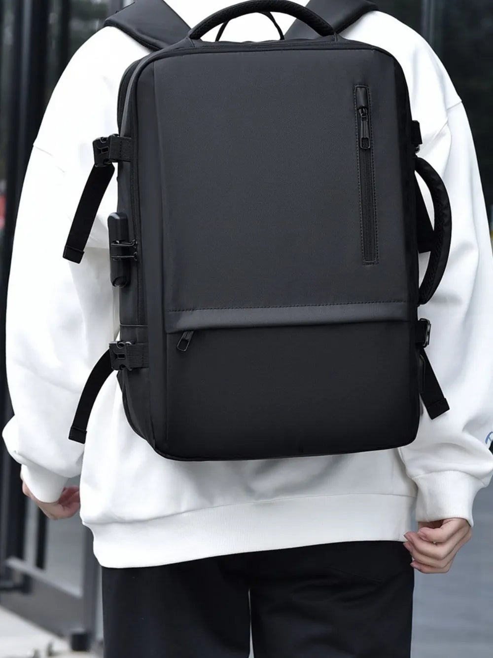 Multi-Pockets Adjustable Straps Backpack Bag Easy Apparels