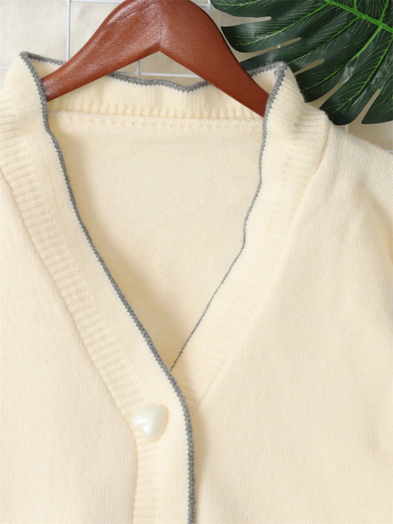 Bow Tie Button Up Cardigan Easy Apparels