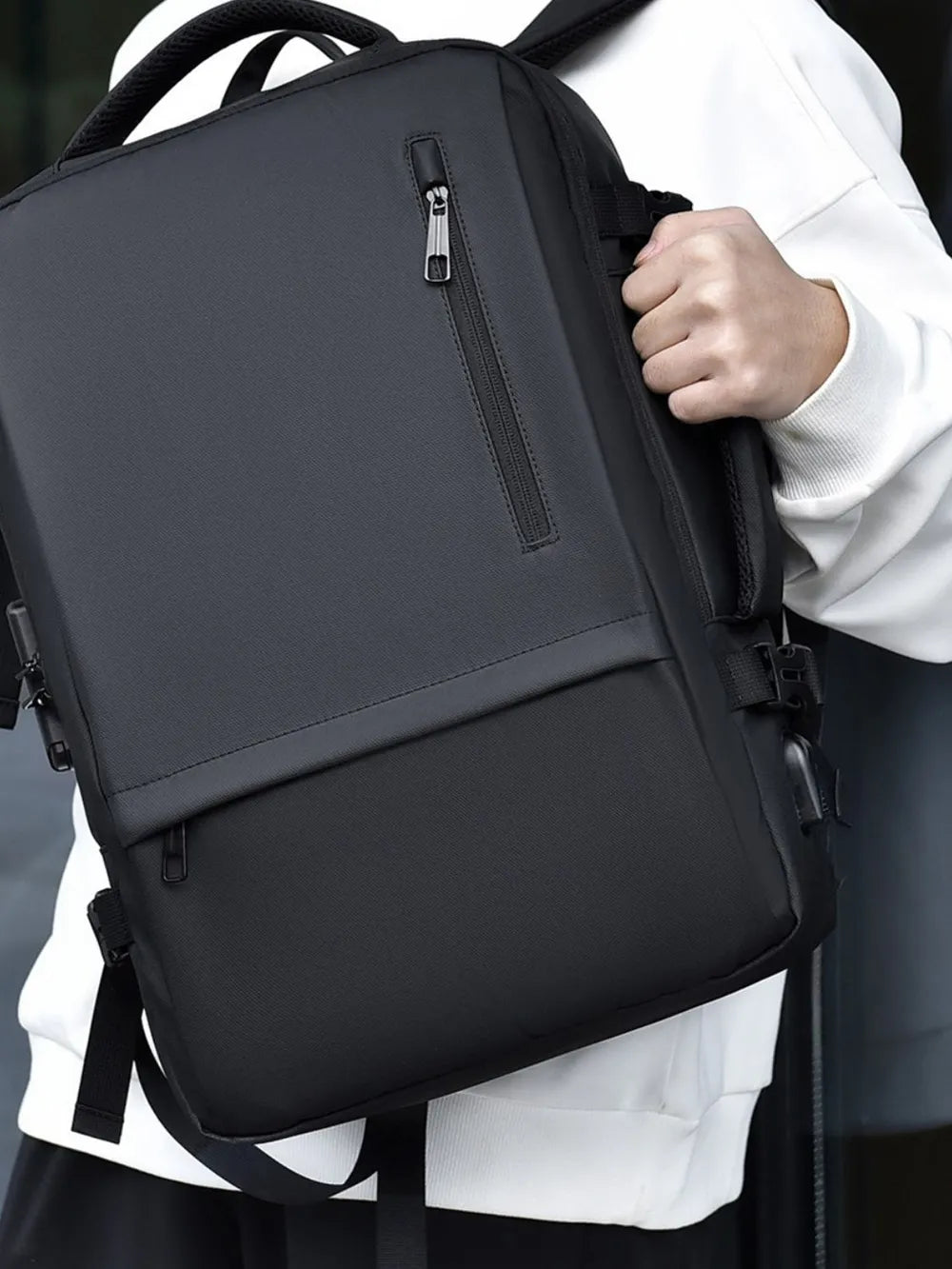 Multi-Pockets Adjustable Straps Backpack Bag Easy Apparels