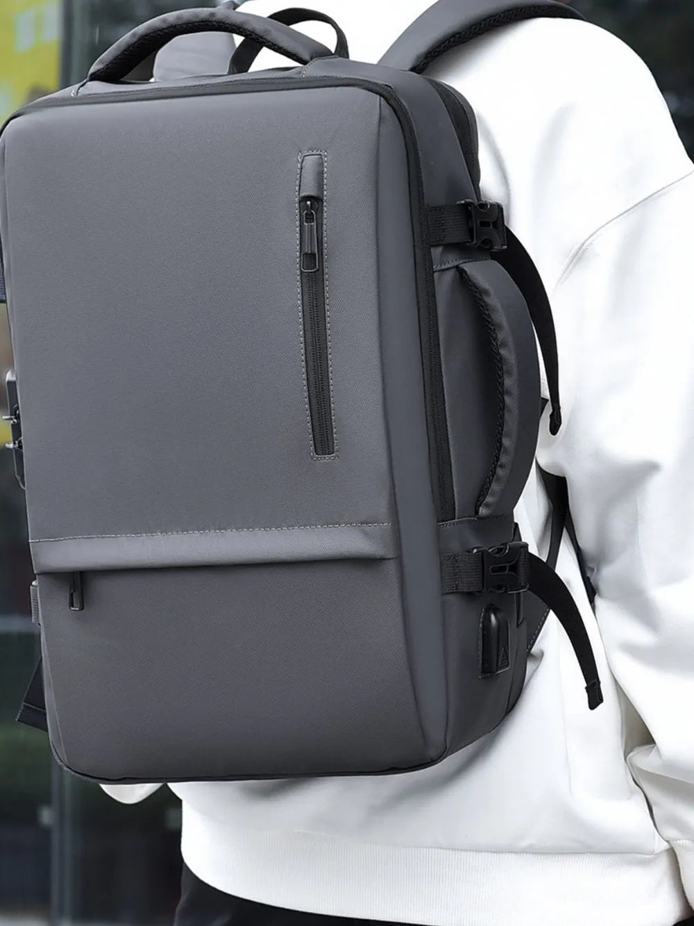Multi-Pockets Adjustable Straps Backpack Bag Easy Apparels