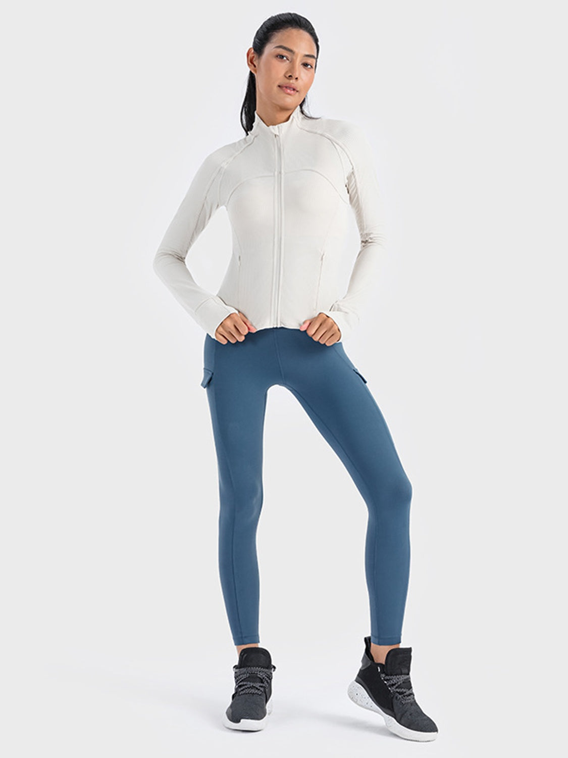 Millennia Zip-Up Long Sleeve Sports Jacket Easy Apparels