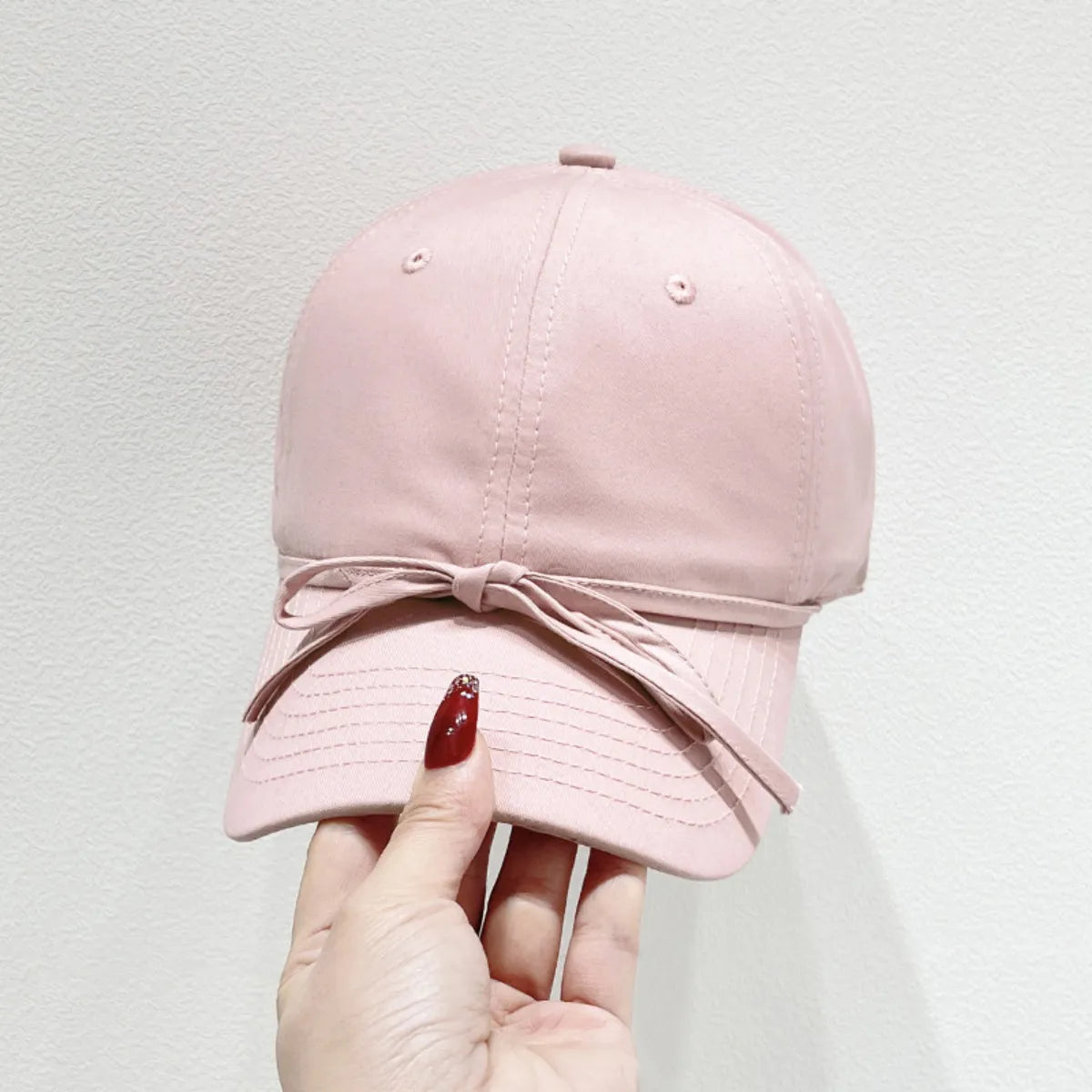 Bow Solid Color Baseball Cap Easy Apparels