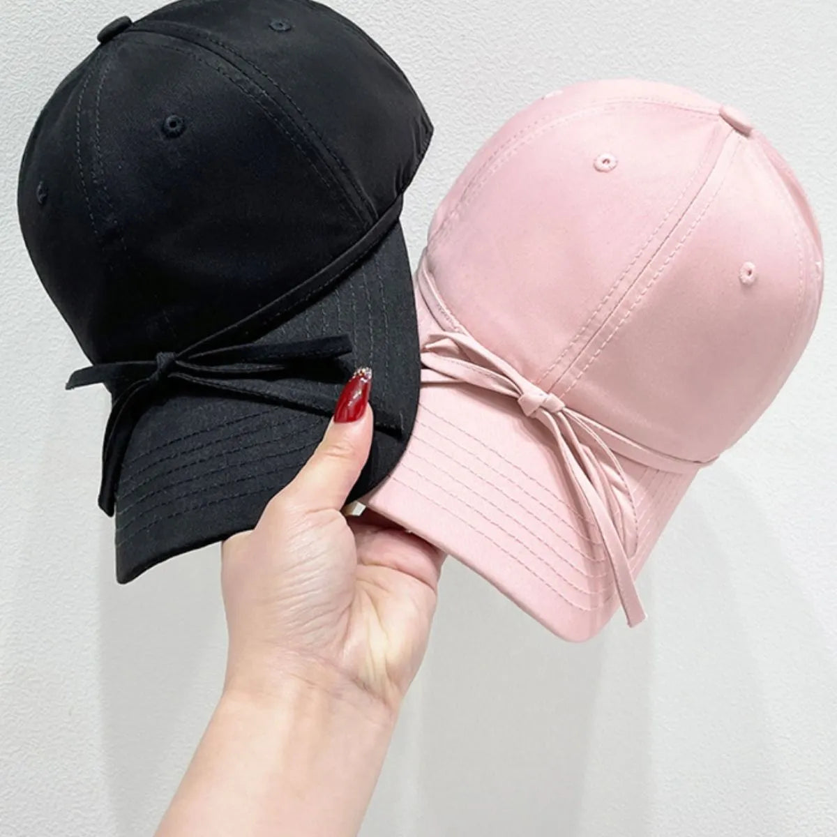 Bow Solid Color Baseball Cap Easy Apparels