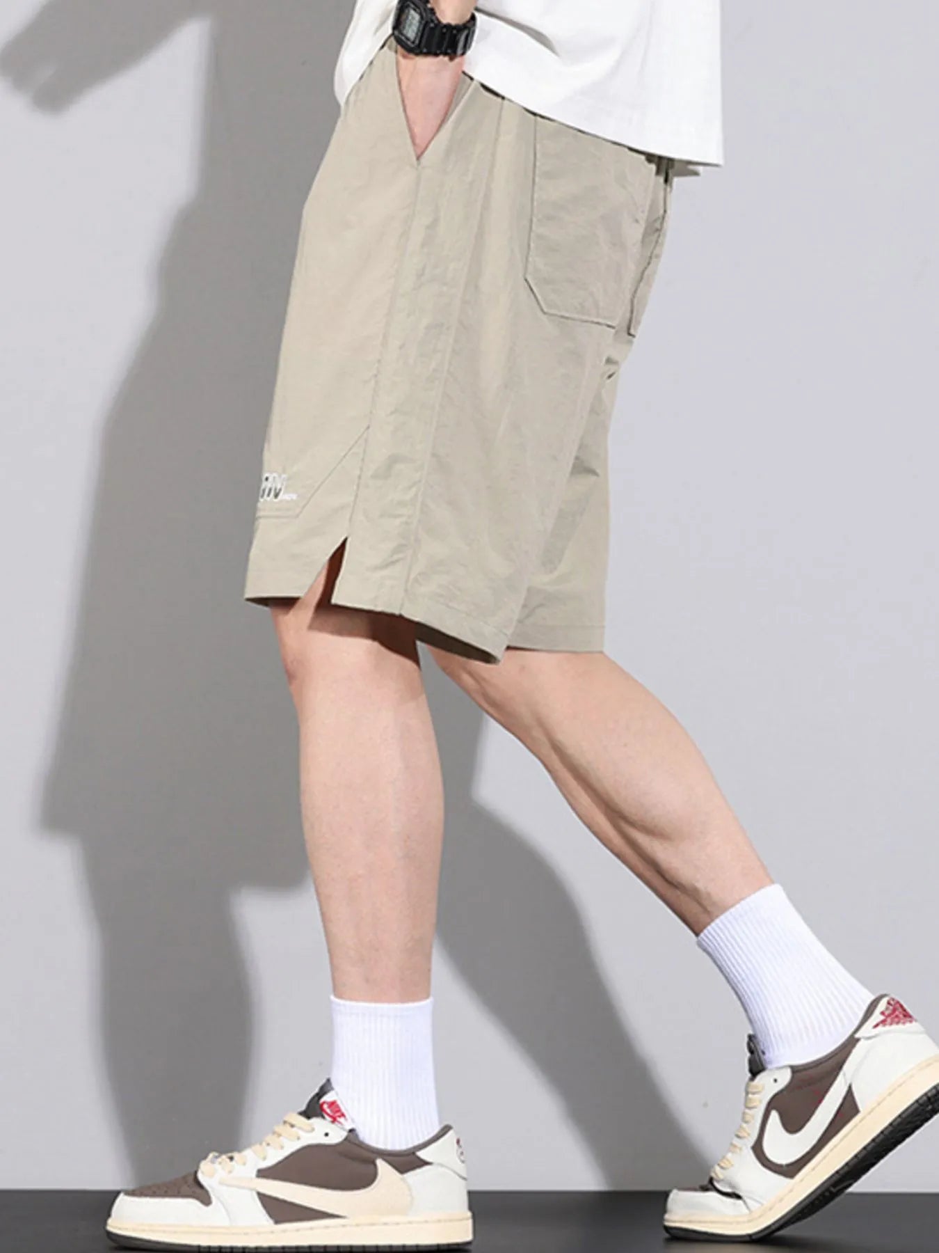 Men's Plus Size Drawstring Basketball Shorts with Side Pockets Easy Apparels