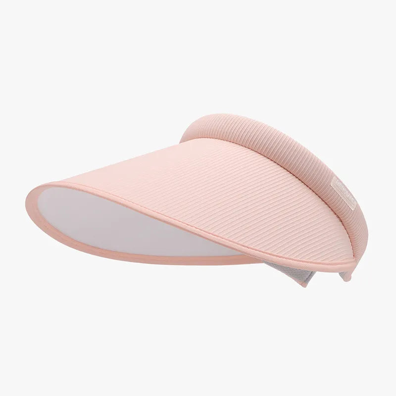 Wide Brim PVC Sun Hat Blush Pink One Size Easy Apparels