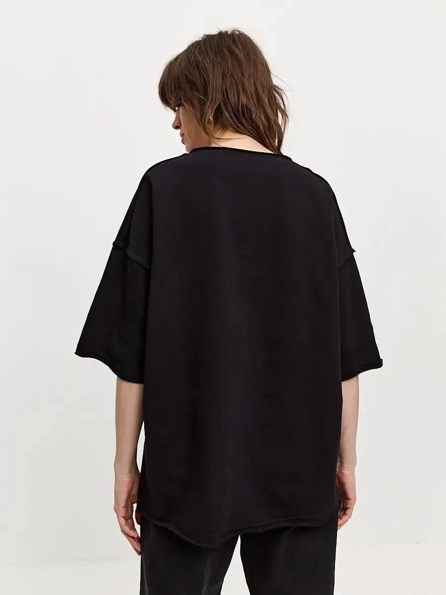 Trendsi Round Neck Half Sleeve T-Shirt