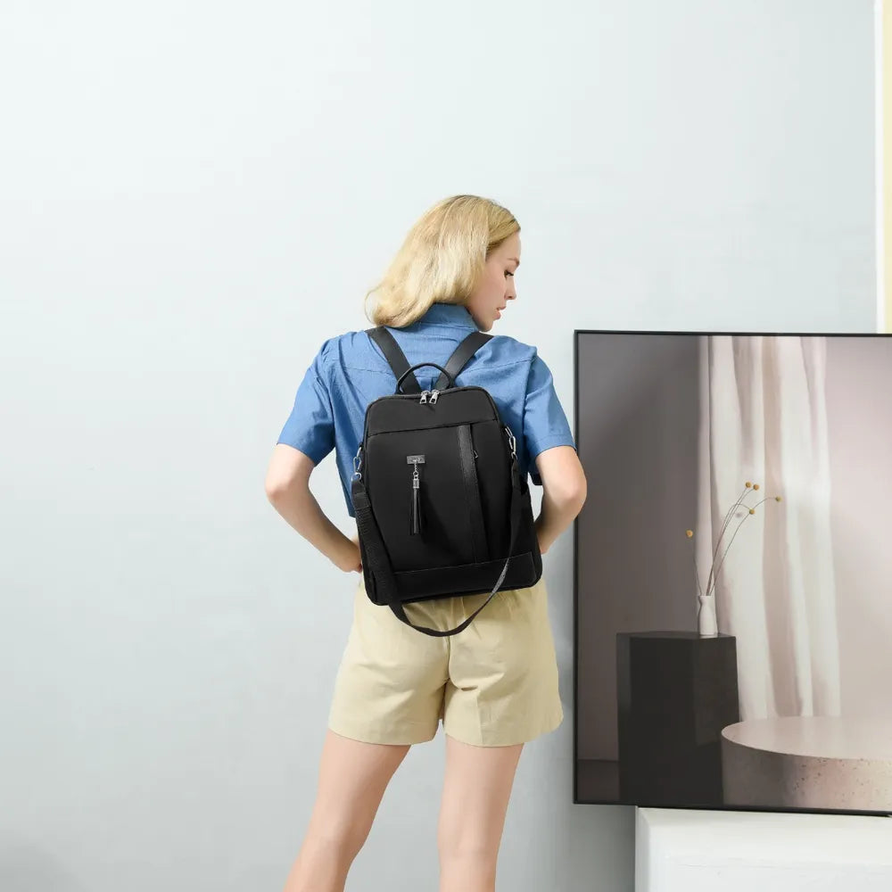 Tassel Oxford Cloth Backpack Bag Easy Apparels