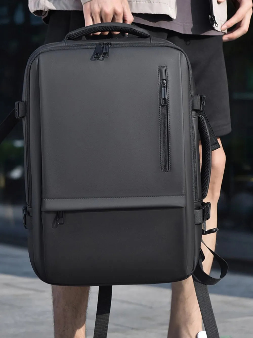 Multi-Pockets Adjustable Straps Backpack Bag Easy Apparels