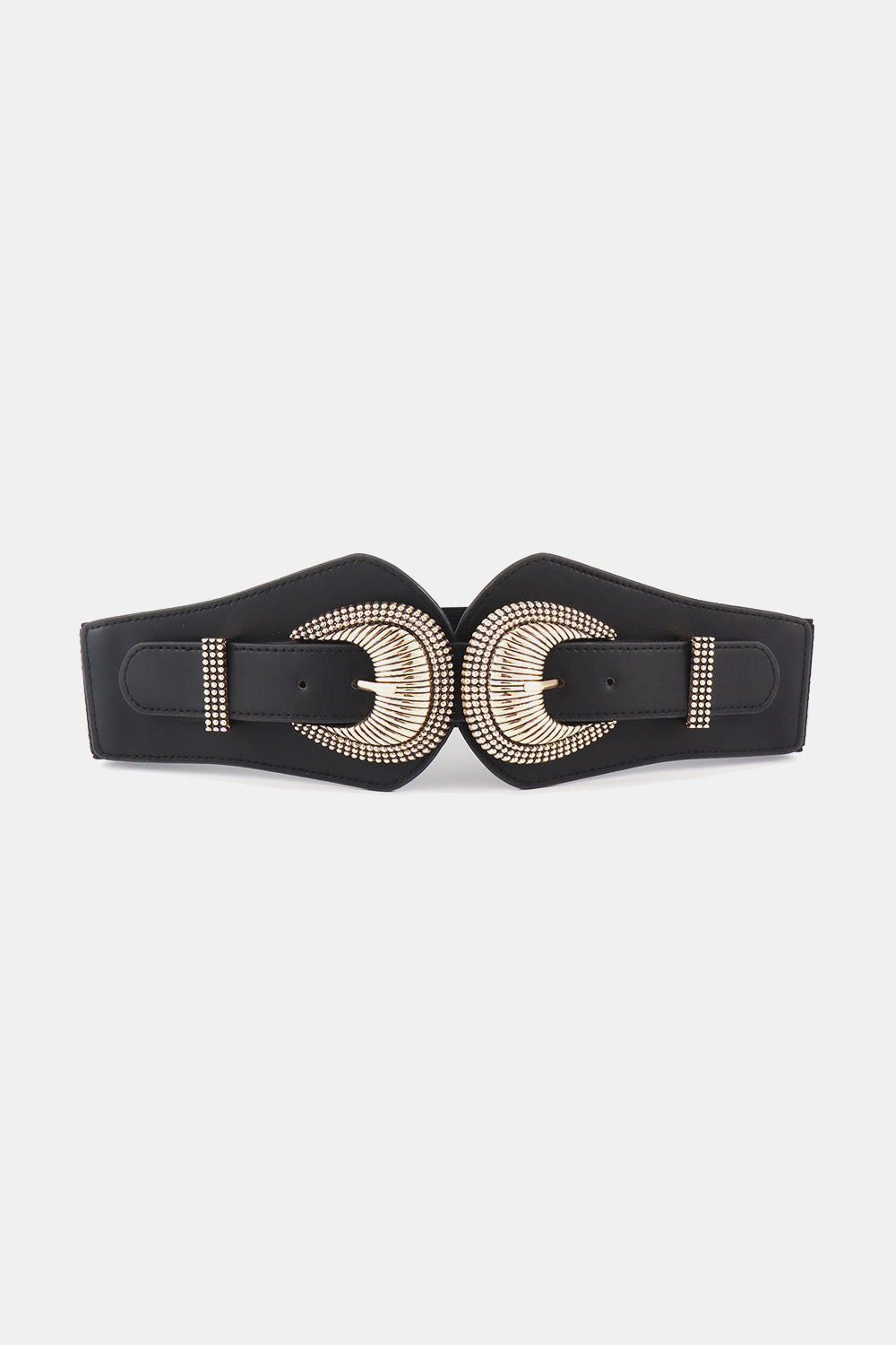 Shell Double Buckle Elastic Wide Belt Easy Apparels