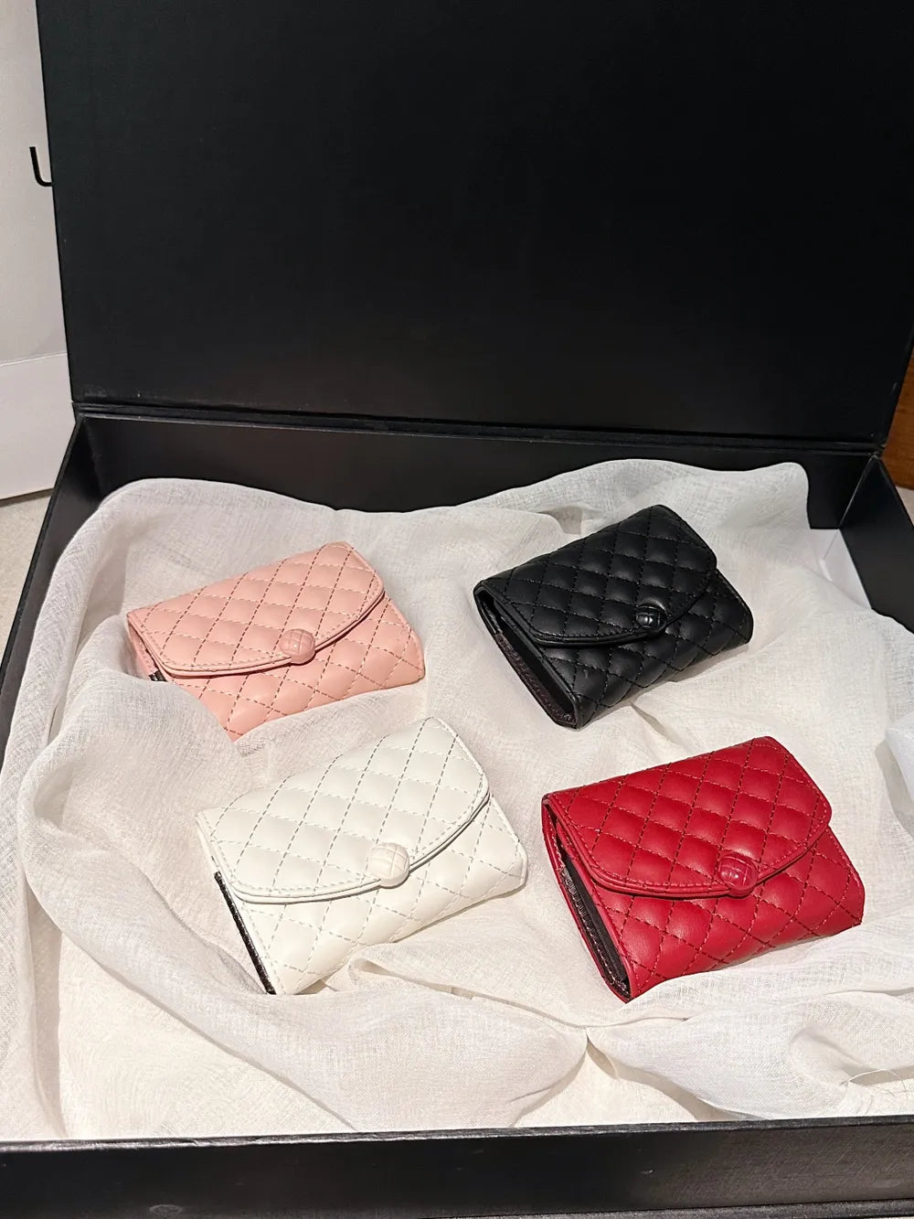 PU Leather Solid Color Wallet Easy Apparels