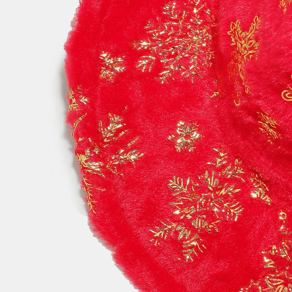 Fuzzy Snowflakes Polyester Hat Easy Apparels