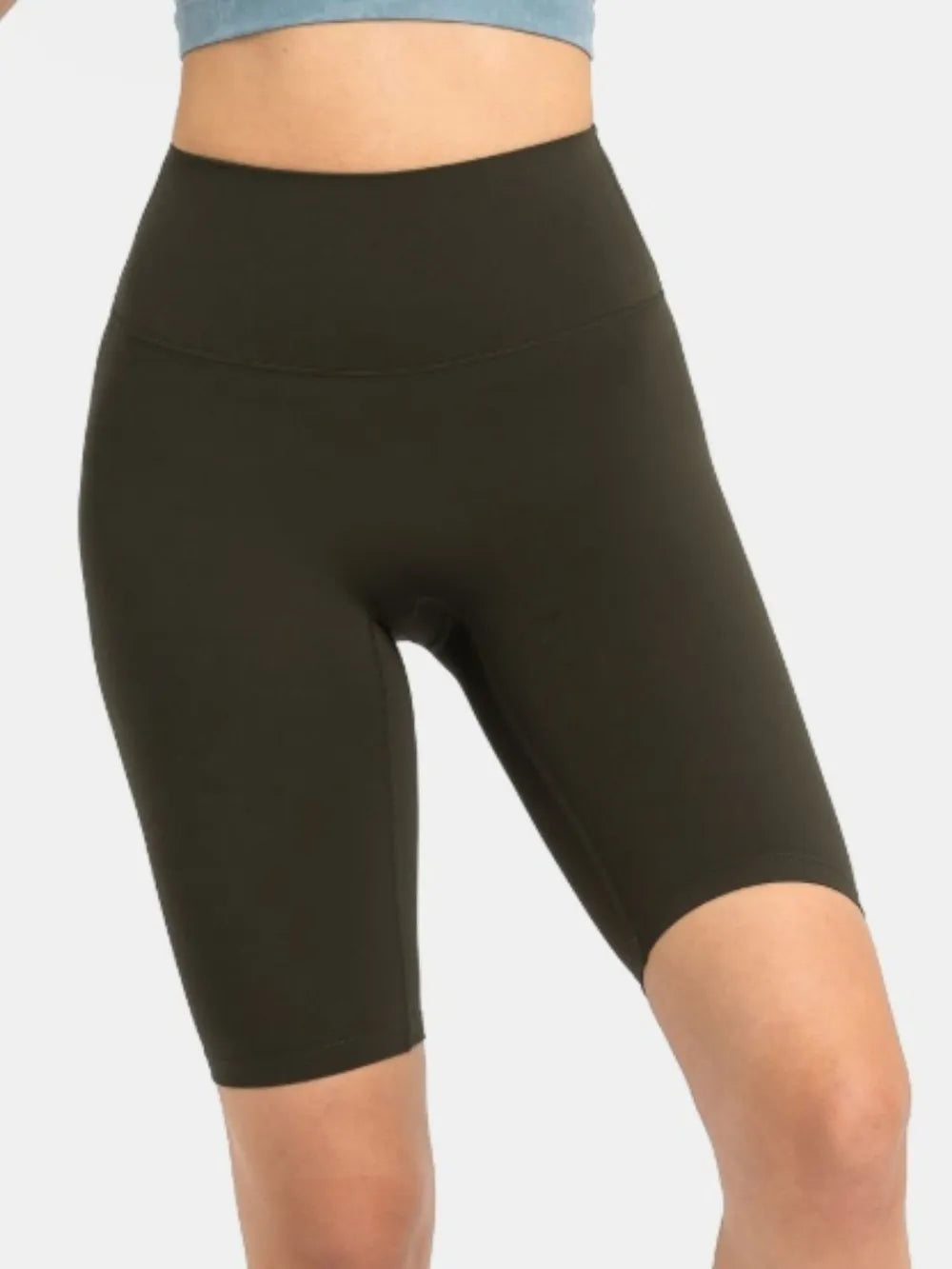 Millennia High Rise Wide Waistband Active Shorts Easy Apparels