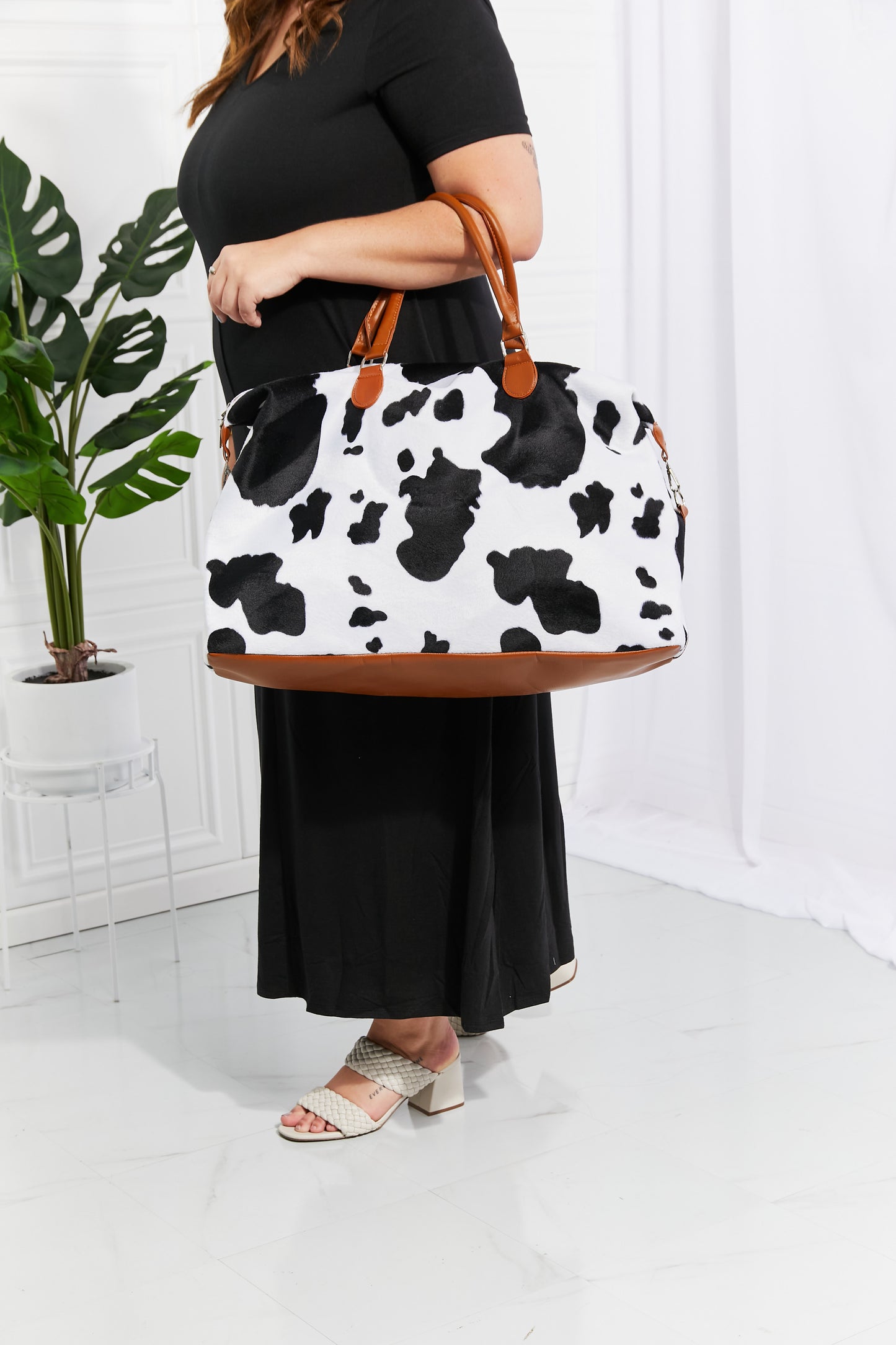 Animal Print Plush Weekender Bag Easy Apparels