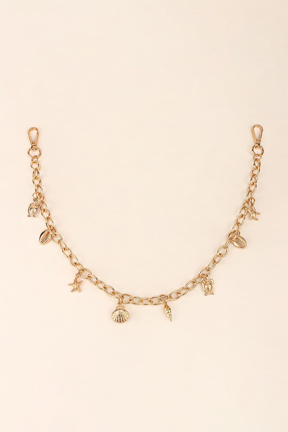 Sea Element Charm Iron Chain Belt Easy Apparels
