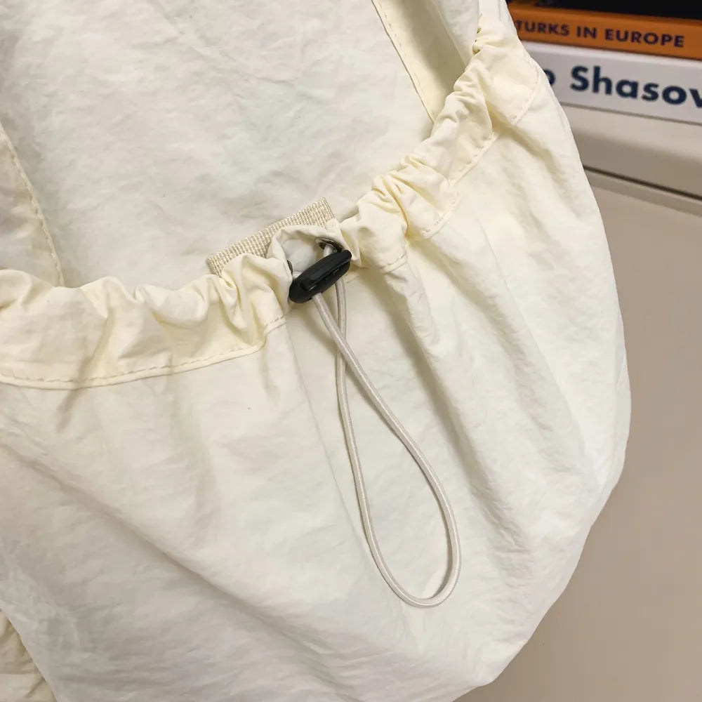 Drawstring Nylon Backpack Bag Easy Apparels