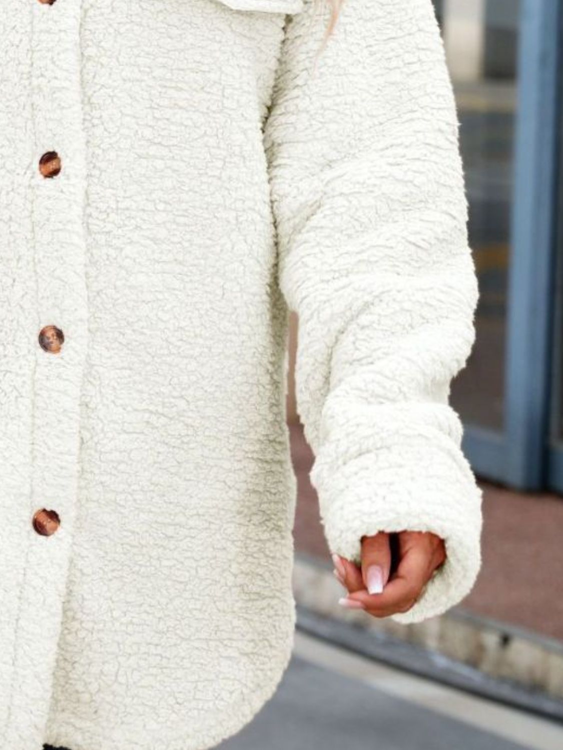 Button Down Collared Coat Easy Apparels