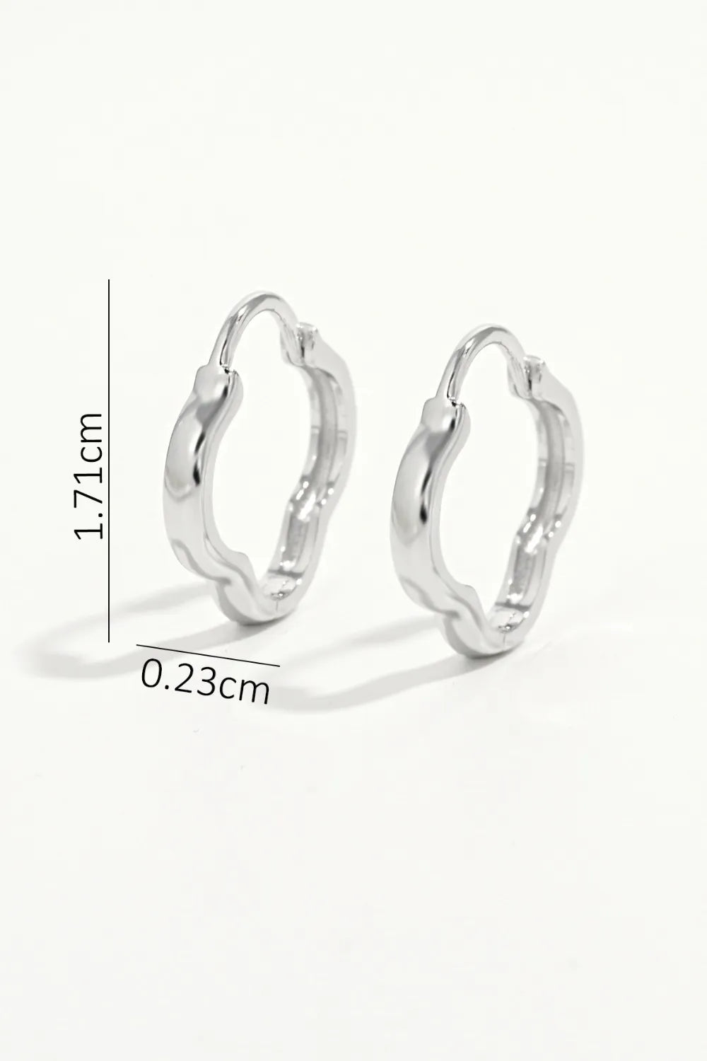 925 Sterling Silver Inlaid Zircon Earrings Easy Apparels