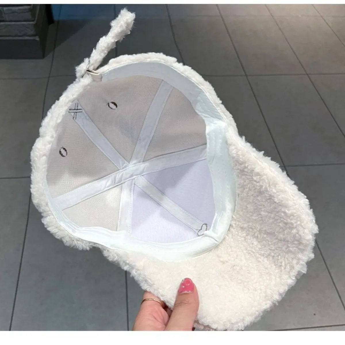 Cute Fluffy Bear Ears Winter Hat Easy Apparels