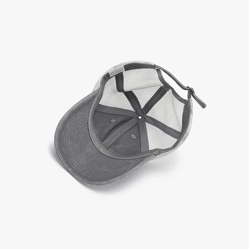 Breathable Mesh Adjustable Baseball Cap Easy Apparels