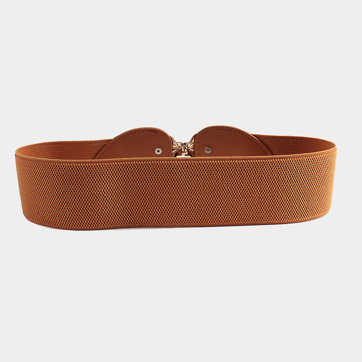 Alloy Leaf Buckle Elastic Belt Easy Apparels