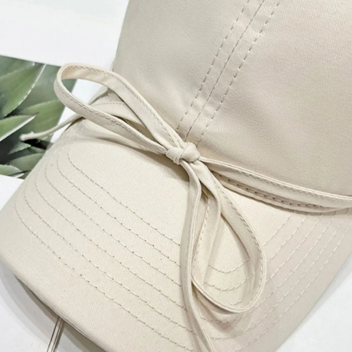 Bow Solid Color Baseball Cap Easy Apparels