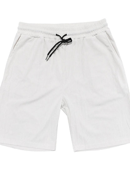 Men's Full Size Button Up Top and Shorts Set Plus Size Easy Apparels