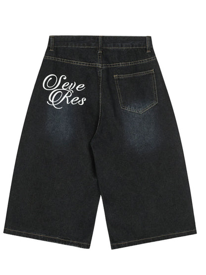 Men's Wide Leg Denim Shorts Easy Apparels