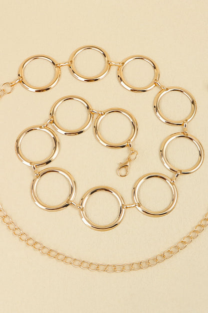 Circle Ring Chain Belt Easy Apparels