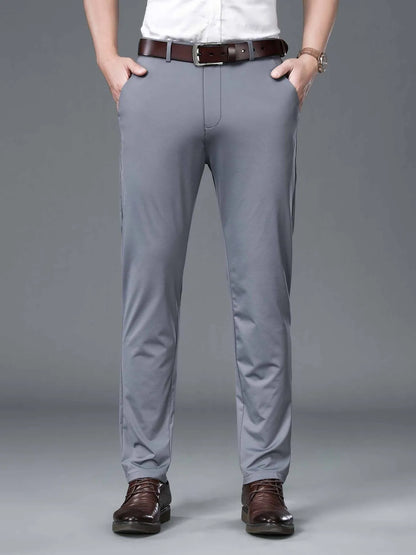 Men's Slim Fit Pants Gray Easy Apparels