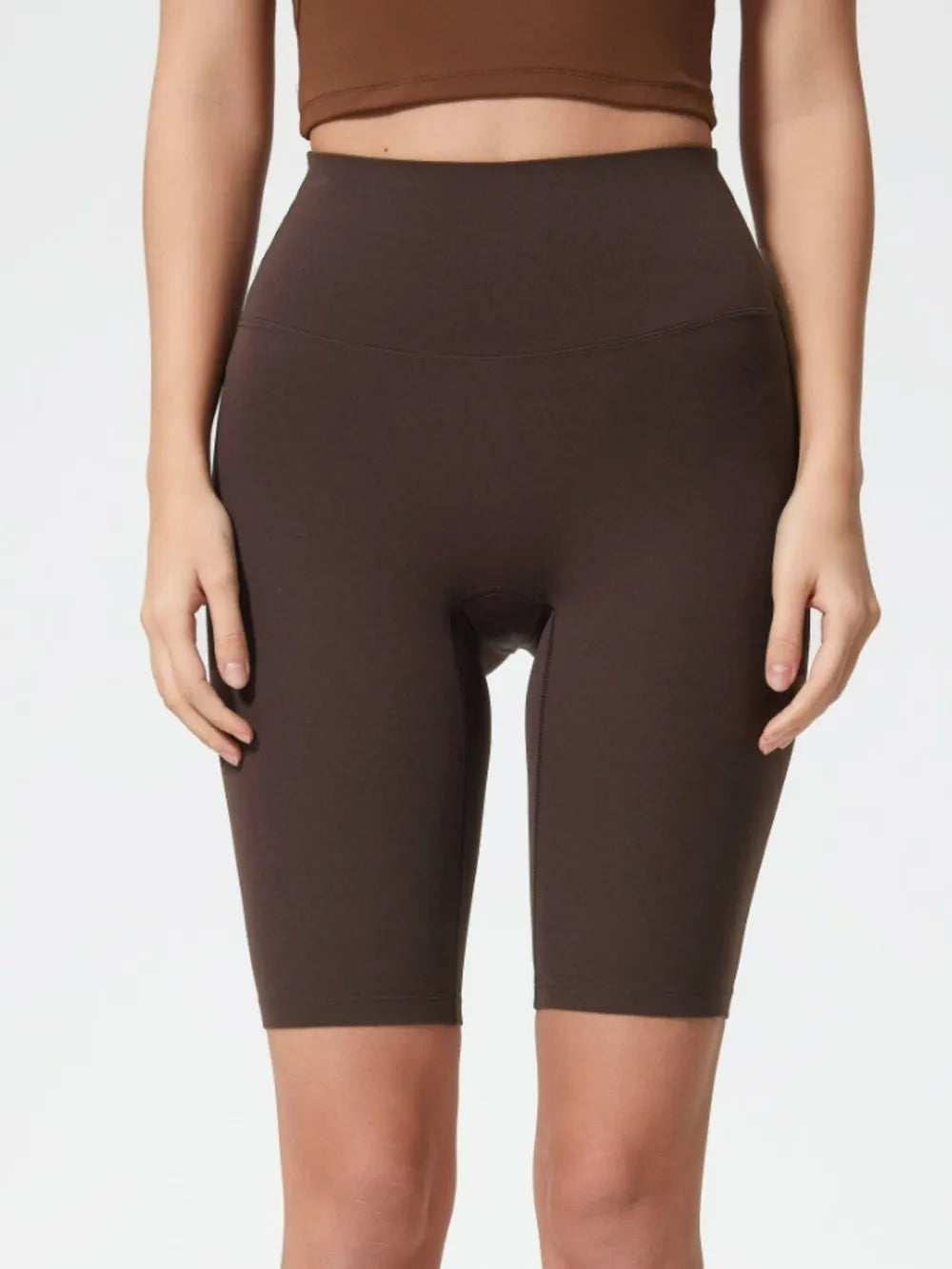 Millennia High Rise Wide Waistband Active Shorts Easy Apparels