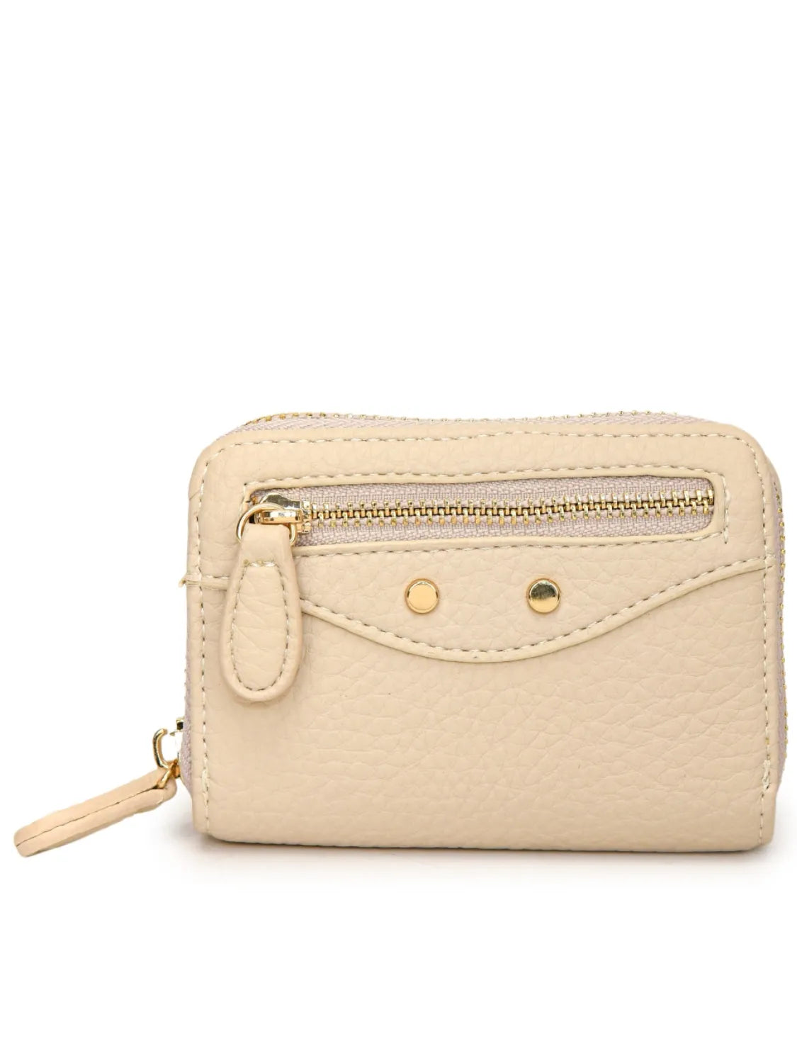 PU Leather Solid Color Card Case Easy Apparels