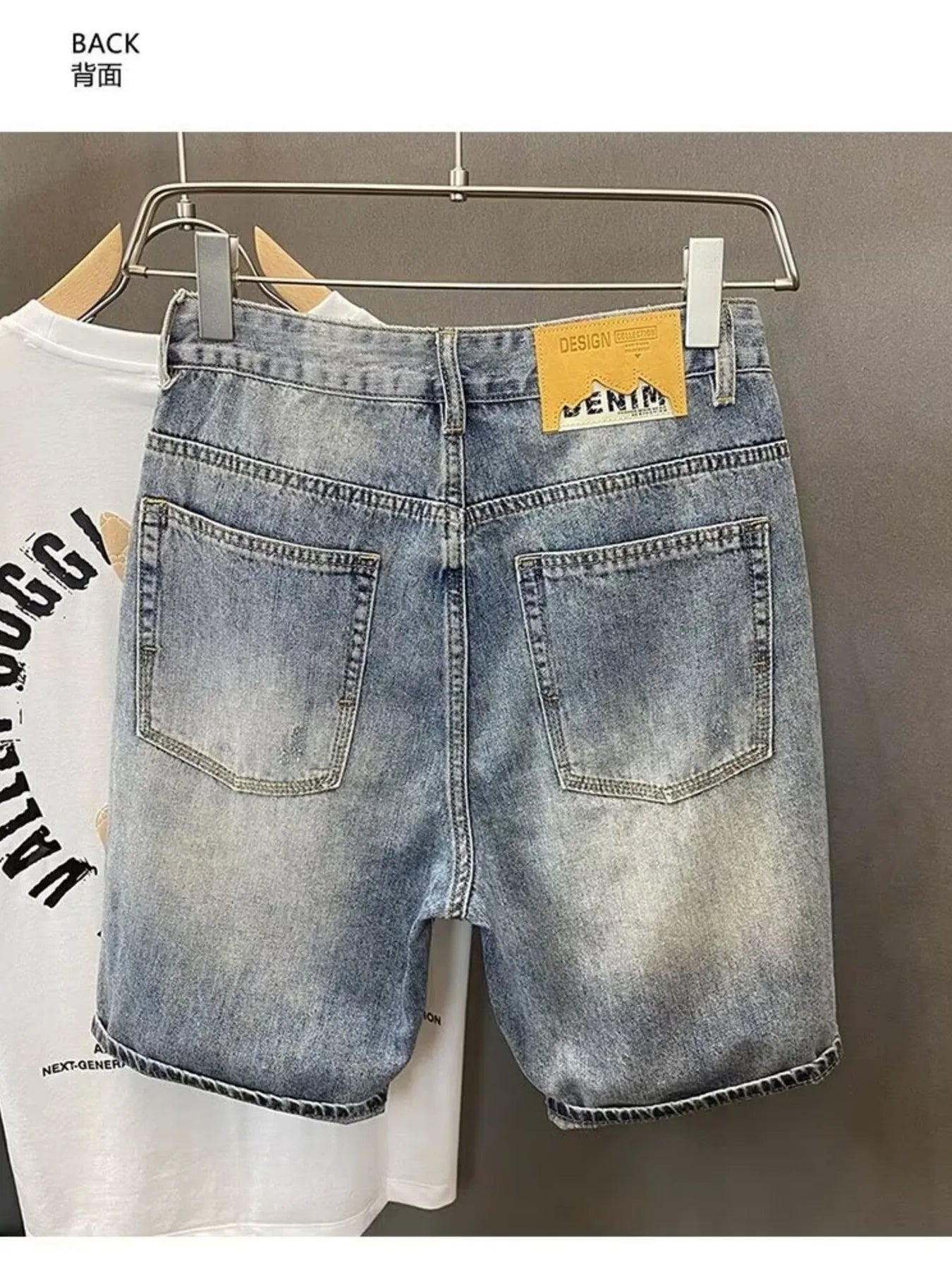 Men's Distressed Denim Shorts Easy Apparels