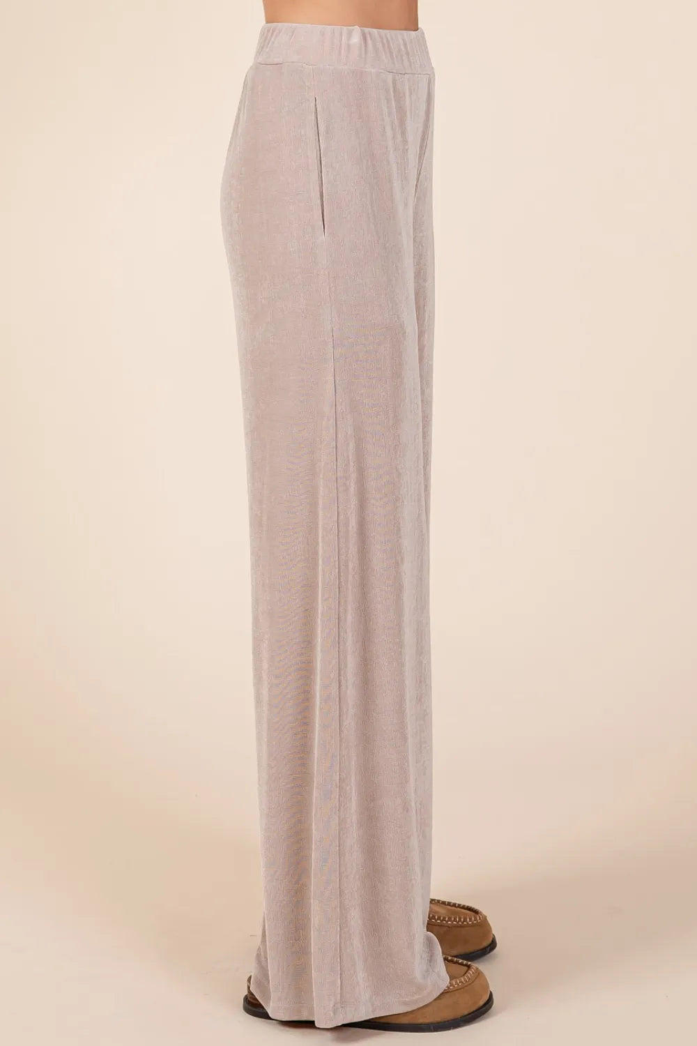 Mittoshop Elastic Waist Pants with Side Pockets Easy Apparels