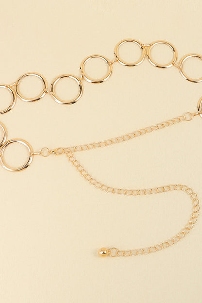 Circle Ring Chain Belt Easy Apparels