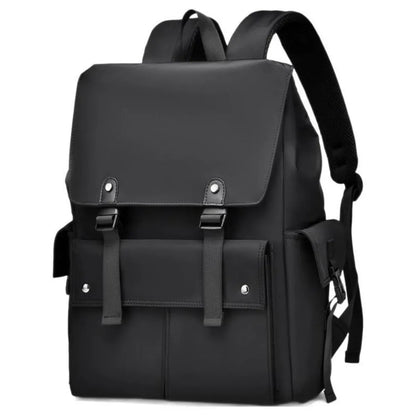 PU Leather Multi-Pockets Adjustable Strap Backpack Bag Easy Apparels