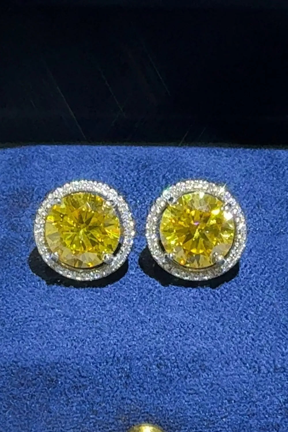 4 Carat Moissanite 925 Sterling Silver Earrings Easy Apparels